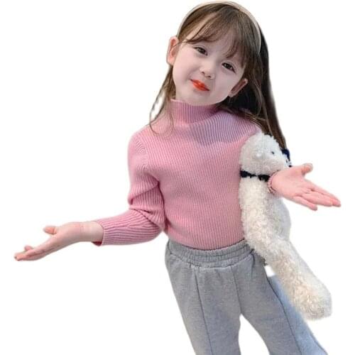 VIDMID Spring autumn girls' sweater Pullover childrens sweater boys wear babys bottom coat Long Sleeve warm jacket P4937