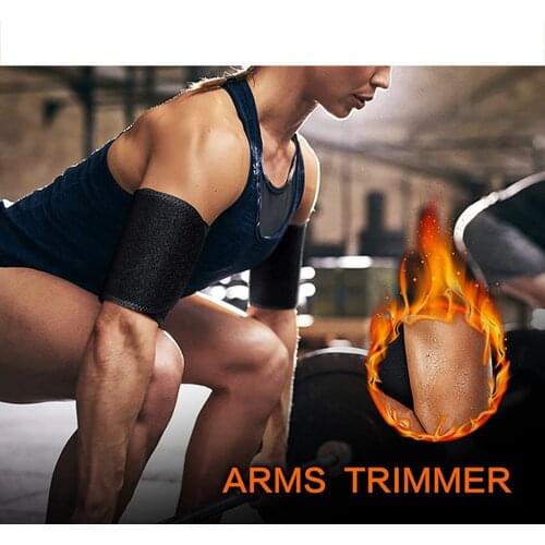 Slimming Arm Trimmer Hot Sweat Sauna Effect Compression Top Upper Arm Band Wrap Sleeve Shapers Fat Burner Slimmer Women Workout