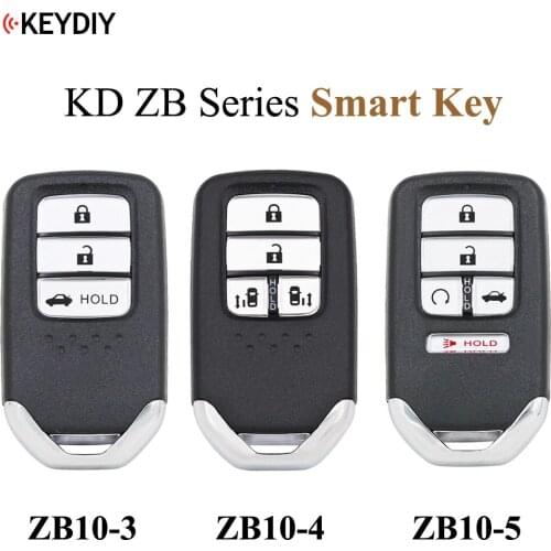 KEYDIY ZB Series Universal Smart Key ZB10-3 ZB10-4 ZB10-5 for KD-X2 Car Key Remote Replacement Fit More than 2000 Models