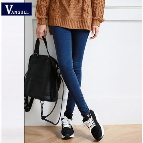 Autumn New Style Womens Clothing High Quality Women Fashion Slim Jeans Female washed casual skinny Stretch pencil Denim Pants