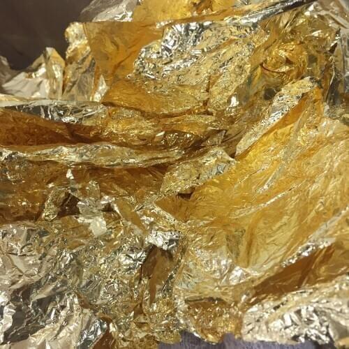 1KG Imitation gold Flake leaf in big size for giliding decoration in good quality, free shipping