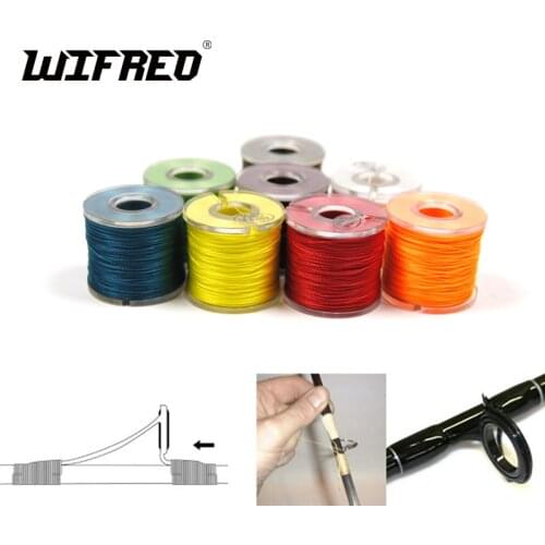 150m/Spool Fishing Rod Guides Wrap Line Eyelet Tying Line Red White Yellow Blue Roding Building Material