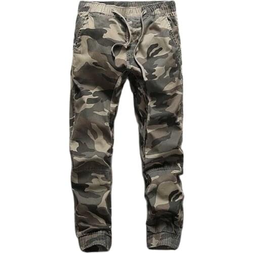 Fashion Camouflage Joggers Pants Men Casual Streetwear Pants Military Army Style Harem Pants Regular Fits Trousers Men Clothing