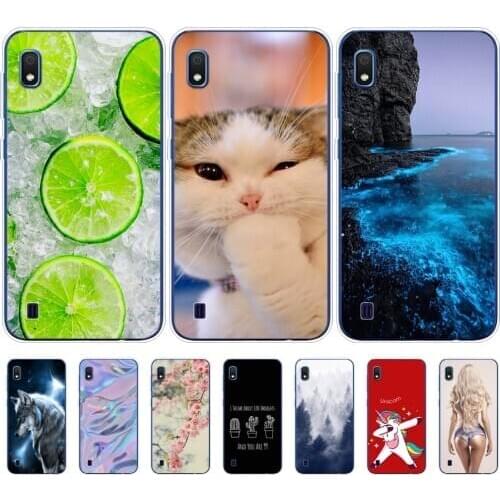 For Samsung A10 Case bumper Soft Silicone phone Cover on For Samsung Galaxy A10 GalaxyA10 A 10 SM-A105F A105 A105F coque cartoon