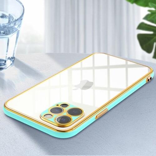 Luxury Plating i Phone Case For iPhone 11 12 Pro Max Mini 7 8 Plus Hard PC Back Cover Case For iPhone X XR XS Max SE 2020 Coque