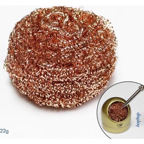 Solder Tip Cleaning Wire Replacement Cleaning Wire for Soldering Station Tip Cleaner Steel Wire Sponge High Density, Elasticity