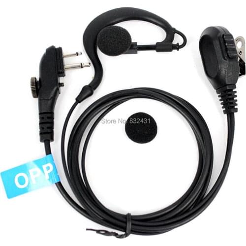 PTT Headset Earpiece MIC for HYT Hytera TC-500 TC-518 TC-580 TC-446S TC-600 TC-610 TC-620 TC-618 TC-700 Walkie Talkie