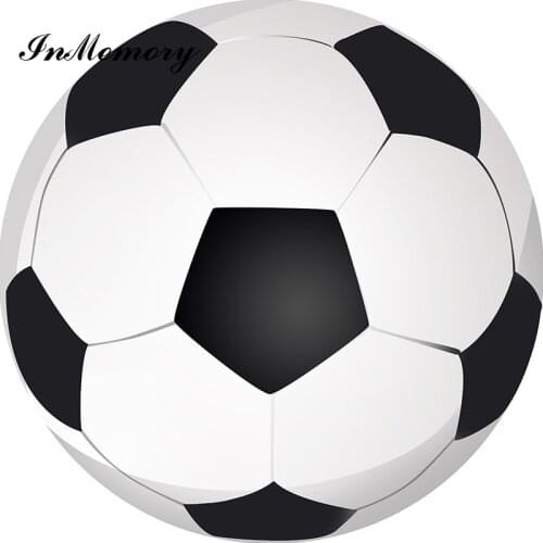 InMemory Round Circle Photography Background Soccer Football Theme Little Boys 1st Birthday Party Backdrop Custom Photocall