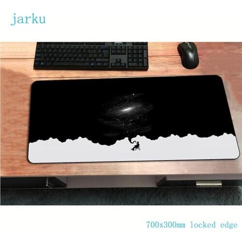 Space Sci Fi pad mouse Crescent computer gamer mouse pad 900x400x3mm padmouse Moon mousepad ergonomic gadget office desk mats