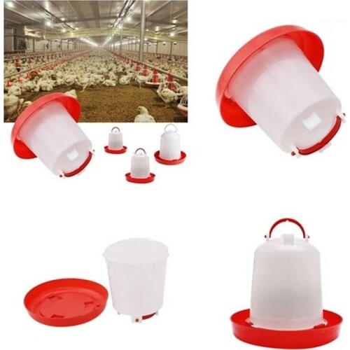Chicken Feeder Drinker Ideal for 4 Poultry Chick Hen Quail Bantam Water Feeding