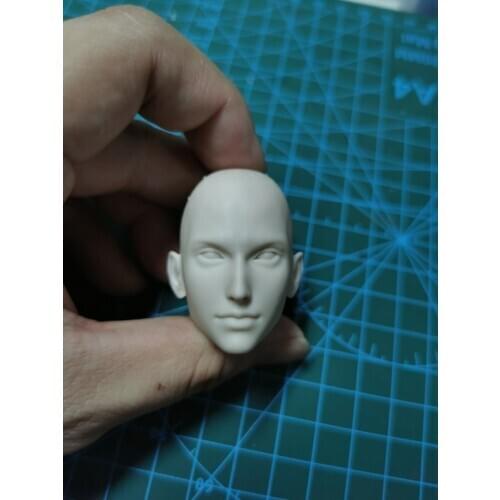1/6 Scale the Final Fantasy Sephiroth BJD Style Unpainted Head Model for 12''Figure Toys Gifts DIY