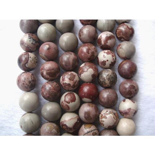 Natural Picture Jasper Round Shape 16mm Loose Beads For Jewelry Making DIY Bracelet Necklace Earrings