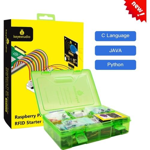 2021 NEW Keyestduio Complete RFID Starter Kit For Raspberry Pi 4B 40+Projects /Linux&Python C Programming(NO RPI 4B Board)