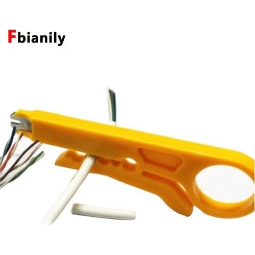 Portable Wire Stripper Knife Crimper Pliers Crimping Tool Cable Stripping Wire Cutter Cut Line Tool Cable Stripping Wire Cutter