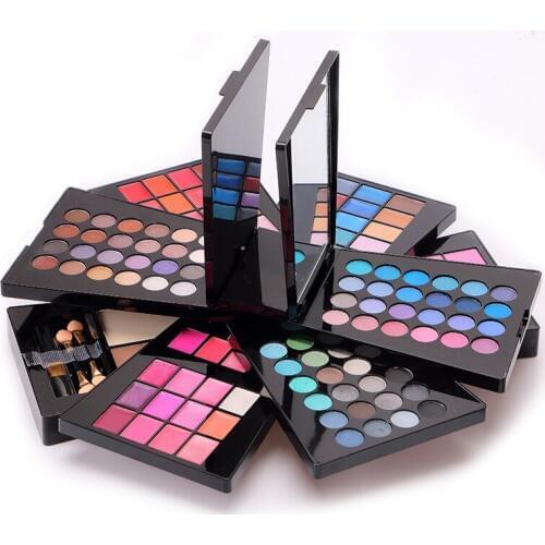 Wholesale 5sets New Professional 132 Colors Eyeshadow Palette P132 Waterproof Makeup Beauty Eye Shadow Set Free DHL/EMS Shipping
