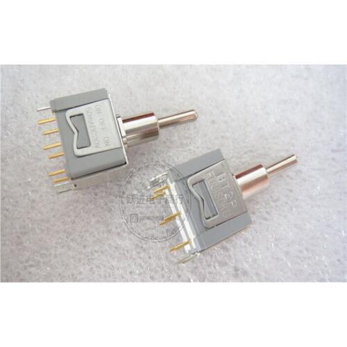Original new 100% BT2P button switch 6pin 3gear shaking head rocker power switch 50mA DC20V