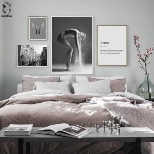 Scandinavian Posters And Prints Wall Art Canvas Painting Home Wall Pictures For Living Room Nordic Poster Girl Room Decoration