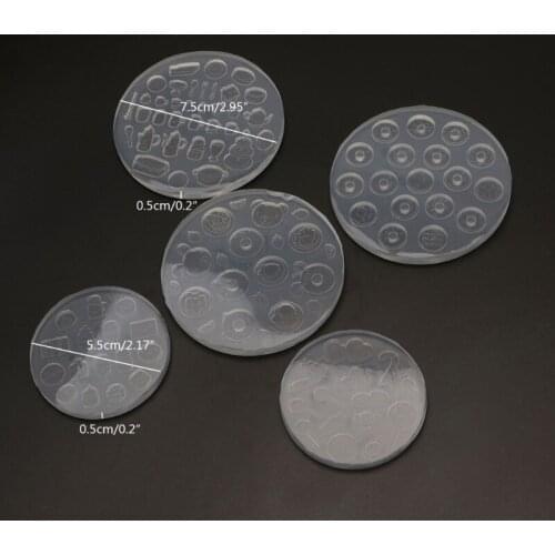 DIY Chocolate Food Dessert Crystal Epoxy Resin Mold Cake Lollipop Silicone Mould