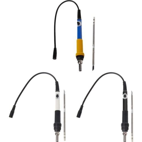 T12 DC 12-24V 75W Mini Electric Soldering Iron Adjustable Temperature+Tip