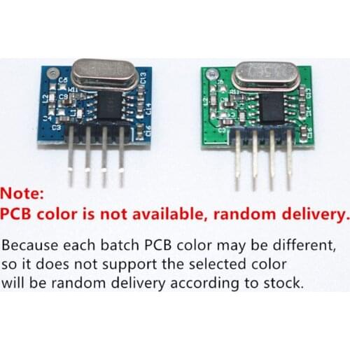 1 Set 433Mhz Superheterodyne RF Receiver Transmitter Module Kit With 2 Antennas E56B