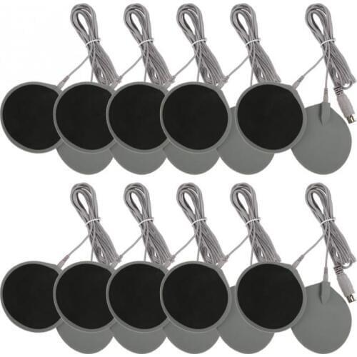 10set/lot Electrode Pads and Cables for Micro Current EMS Electric Stimulation Sps Beauty Machine
