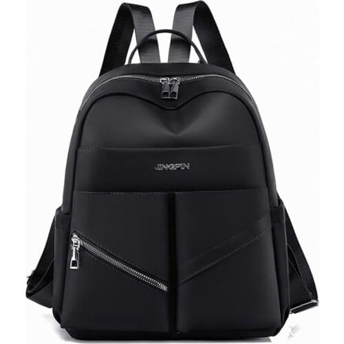2021 fashion womens backpack solid color casual girl fashion school bag large capacity ladies travel backpack female school bag