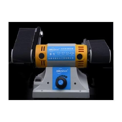220V Multi-function Electric Belt Sander Woodworking Metal Jade Polishing Grinding Machine Y