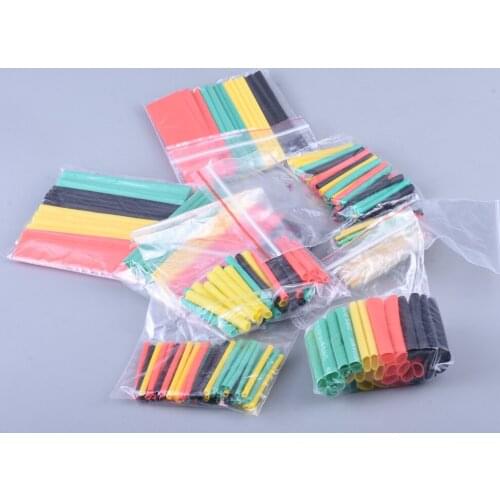 328pcs colours Polyolefin Shrinking Assorted 2:1 Heat Shrink Tube Wire Cable Insulated Sleeving Tubing Set