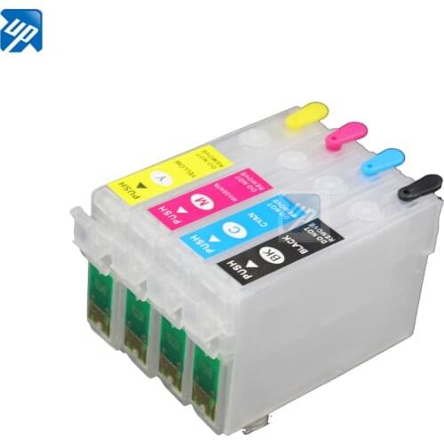 4pcs refillable ink cartridges for epson Epson Stylus T23/TX105/T24/TX115 printers Auto reset chip T1171 T0732N T0733N T0734N
