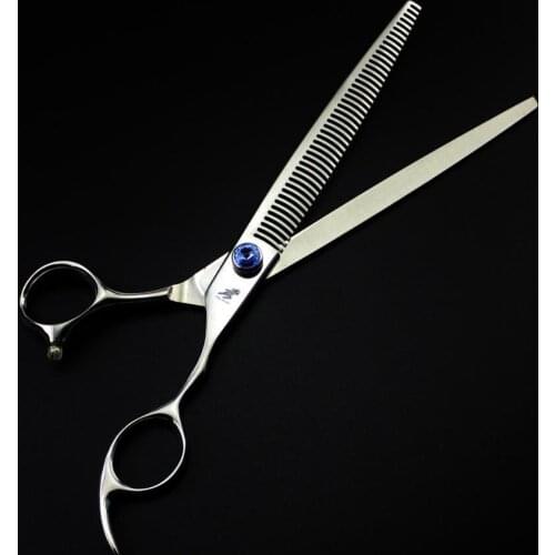 8 inch Professional sliver dense teeth Pet Scissors Thinning Shears High Quality Cat Dog Grooming Scissors Cutting Tool Tijeras