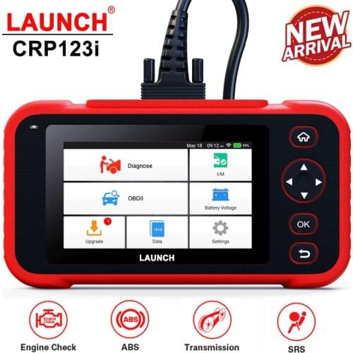Launch CRP123i OBD2 Auto Diagnostic Scanner Read Code Transmission Engine SRS ABS System OBDII EOBD Scanner Car Diagnostic Tools