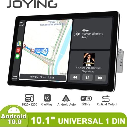 JOYING 10" Central Car Multimedia Player Autoradio Android 10 Head Unit Car Radio Stereo 6GB 128GB HD 1920*1200 Steering Wheel