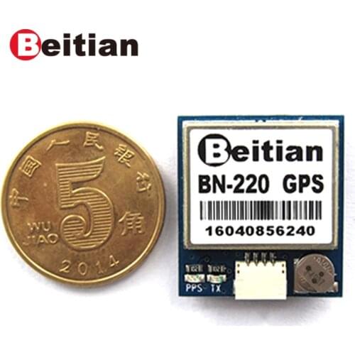 BEITIAN,3.6V-5.0V TTL level,GNSS module,GPS GLONASS Dual GPS module,built in FLASH,BN-220