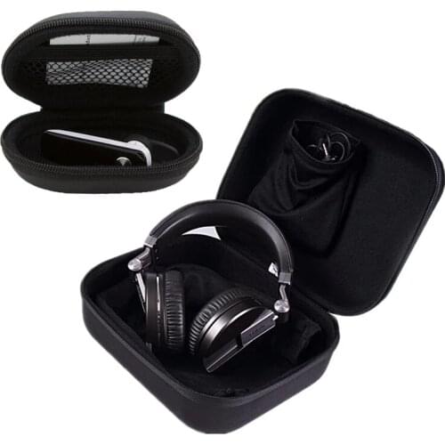 KTAB Hard Shell Headphone Case Travel Storage Bag Earbud Carrying Case Full Protection Large Capacity Headset Dust Mini Pouch