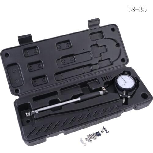 Dial Dial Bore Gauge Indicator Set Diameter Measuring 50-160mm 35-50mm 18-35mm 0.01mm High Precision Engine Cylinder Measurement