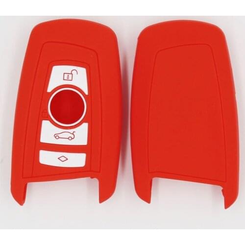 Colorful 3 Buttons Silicone Key Case Car Styling Cover For BMW X3 X5 Z3 Z4 3 5 7 Series E38 E39 E46 E83 FOB Set Protective
