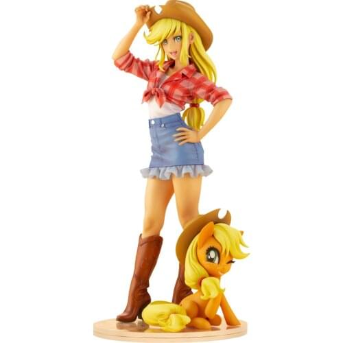 Kotobukiya My Little Pony Applejack Meisje Statue Collectible Model Desktop Decoratie Anime Cartoon Model Speelgoed