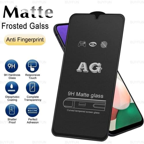 Frosted Matte 9D 9H Tempered Glass For Samsung Galaxy A22 6.4inch Screen Protector on for galaxy a 22 22a galax a22 safety glass