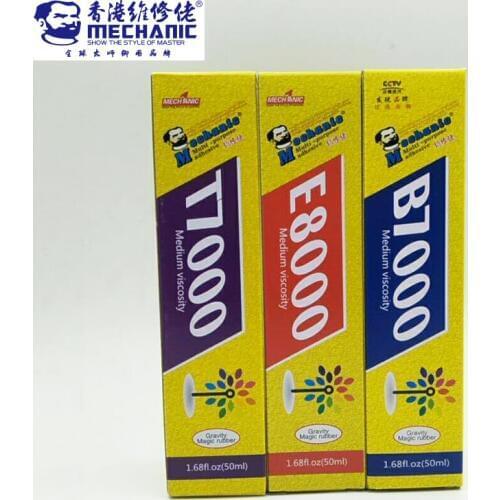 MECHANIC 3Pcs/Sets B7000 T7000 E8000 Industrial Adhesive Jewerly Craft Rhinestone And Phone Frame Fix Screen Glass Glue