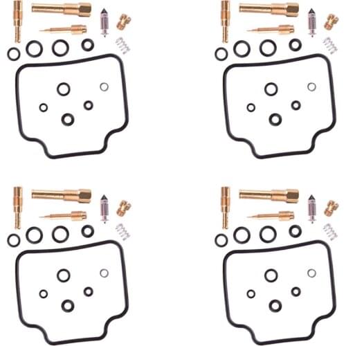 4 Sets Motorcycle Carburetor Repair Floating Needle Kits Fit For Honda CB700SC Nighthawk 1984 1985 1986