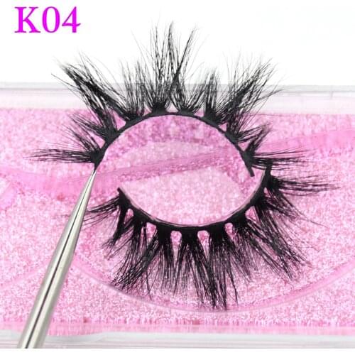 Visofree Mink Eyelashes 3D Mink Hair Natural False Eyelashes Thick Long Eye Lashes Fluttery Makeup Beauty Extension Tools K04