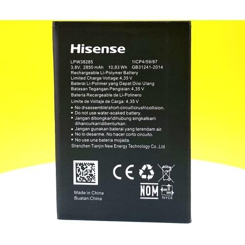 New Original Battery For Hisense F25 2850mAh Smartphone