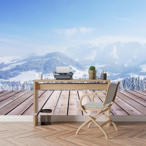 Nature Custom 3D Wallpaper Modern House Contact Paper Home Decor Backdrop Wall Living Room TV Sofa Background Mural Wall Paper