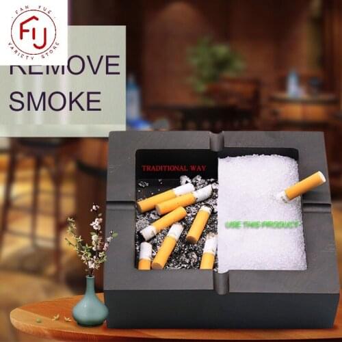 Ashtray Cleaning Companion Adsorption Soot Remove Ashtray Smell Eliminate Smoke Clean Smoke Sheet Cigarette Accessories Sand