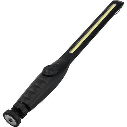 Portable Work spotlight LED Flashlight Rechargeable Magnetic Hanging Hook Lamp Camping Car Repairing Bar Light Torch Slim7.88