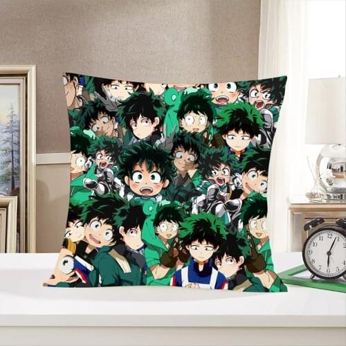 Anime My Hero Academia Pillowcases Japan Manga Cute Cushion Cover Bed Pillowcase for Car Sofa Home Decor Pillow Case Gifts