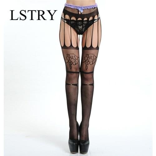 Sexy Stockings Pantyhose Tights Lingerie Hosiery GARTER Pantyhose Elastic Pantyhose Quality Transparent Open Crotch Sexy Tights
