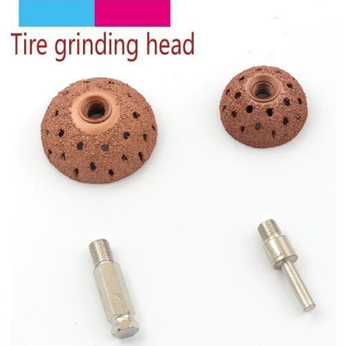 1pc Grit 40 Buffing Wheel Tungsten Carbide Rasp Contour Cup with Arbor Adaptor Wheel Grinding Professional Tire Repair Tool
