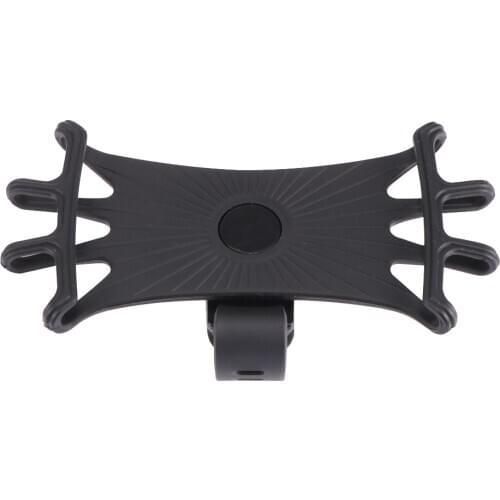 Silicone Phone Holder 360 Rotation Rotary Handlebar Phone Rack Bracket For Motorcycle Bike Electric Scooter For 4-6inch Phone