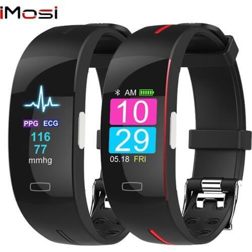 IMosi P3 blood pressure wrist band heart rate monitor PPG ECG smart bracelet sport watch Activit fitness tracker wristband